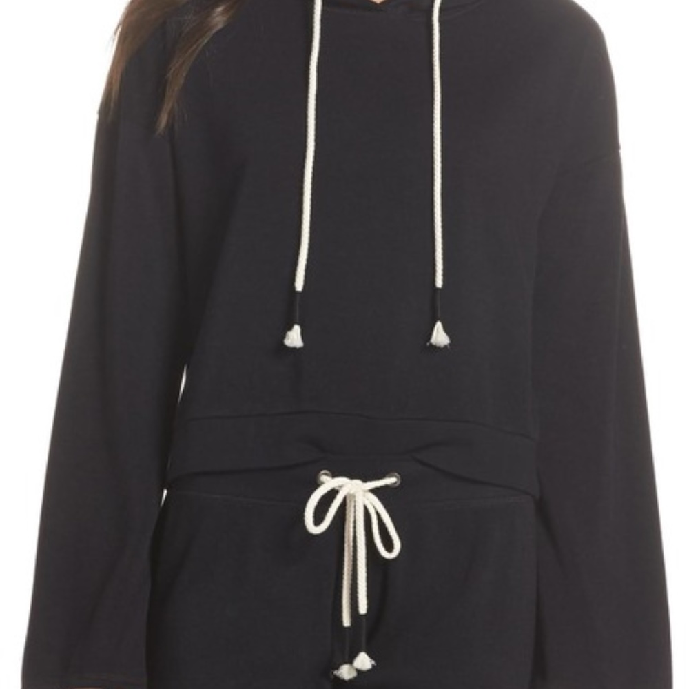 NWT Make + Model Crop Hoodie Kimono Sleeve SzL